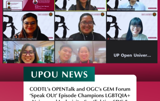 CODTL’s OPENTalk and OGC’s GEM Forum ‘Speak OUt’ Episode Champions LGBTQIA+ Voices and Inclusivity, Spotlighting SDG 5