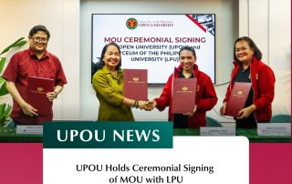 UPOU Holds Ceremonial Signing of MOU with LPU