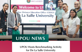 UPOU Hosts Benchmarking Activity for De La Salle University