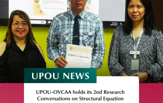 UPOU-OVCAA holds its 2nd Research Conversations on Structural Equation Modelling Analysis