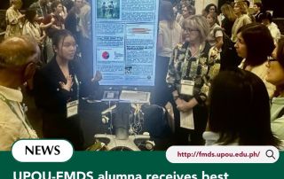 Ms. Jilian Princess P. Bathan, FMDS alumna, presents their paper titled, “Advocating Forestry as a Topic in the High School Curriculum.”