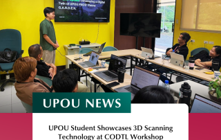UPOU Student Showcases 3D Scanning Technology at CODTL Workshop