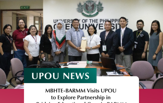 MBHTE-BARMM Visits UPOU to Explore Partnership in Bridging Educational Gaps in BARMM