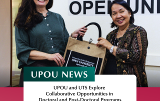UPOU and UTS Explore Collaborative Opportunities in Doctoral and Post-Doctoral Programs