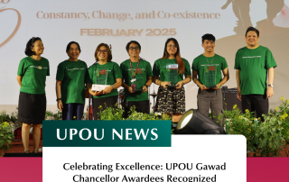 Celebrating Excellence UPOU Gawad Chancellor Awardees Recognized