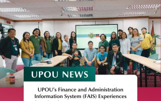 UPOU’s Finance and Administration Information System (FAIS) Experiences Shared with UP Los Banos Finance Team