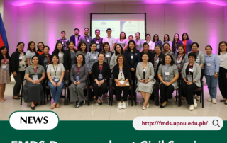 FMDS Dean speaks at Civil Service Commission GEDSI Orientation