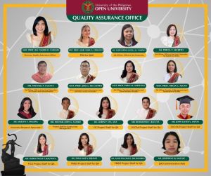The newly appointed 2025 Quality Assurance Office (QAO) team, led by QAO Director, Asst. Prof. Ria Valerie D. Cabanes