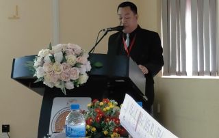 Mr. Joe Anthony P. Claus, a student from the Master of Research and Development Management (MR&DM) program