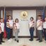 UPOU delegation at the UP VINTA Learning Caravan in Tokyo led by UPOU Chancellor Joane V. Serrano, 3rd from right. (L-R) Asst. Prof. Remsce Pasahol. Dean Charisse T. Reyes, Dean Finaflor F. Taylan, Chancellor Serrano, Dean Roberto B. Figueroa, Jr., and Asst. Prof. Margaret Jarmin-Suarez.