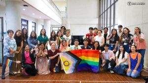 UPOU faculty, staff, and students celebrate Pride Month through “Lahad, Layag, Ladlad: Sining bilang Daluyan ng Makulay na Kwento ng mga LGBTQIA+” at the UPOU Mega Learning Hub, UPOU-DICT Building, Diliman, Quezon City on 19 June 2025.