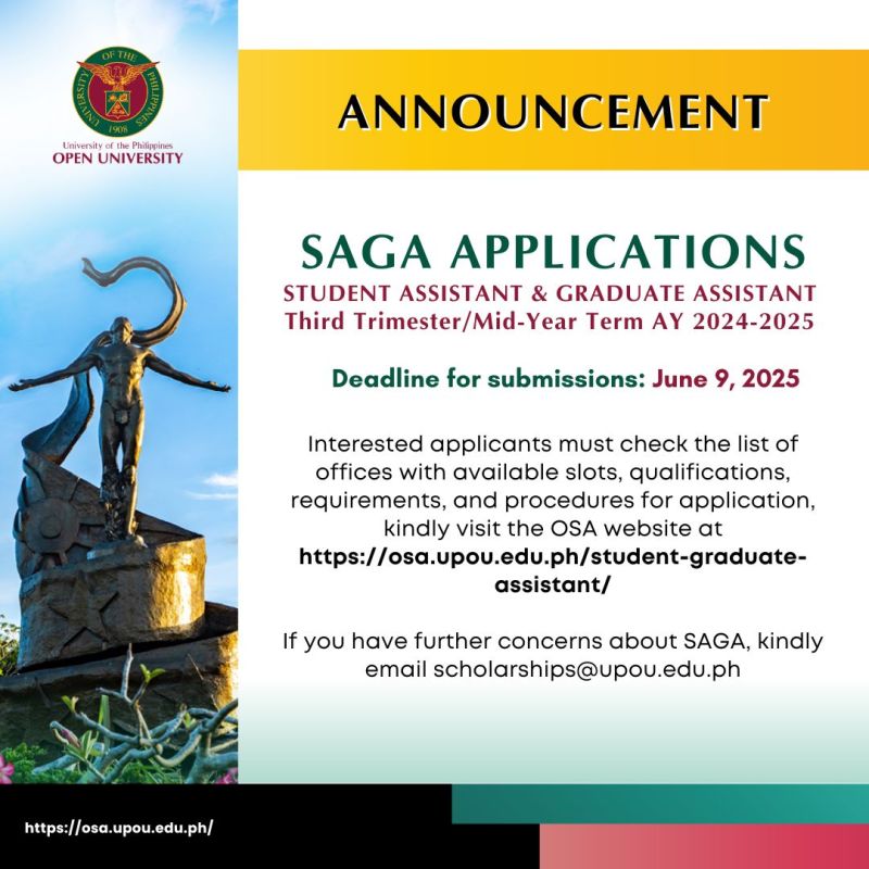 Call for SAGA 3T/MT 24-25