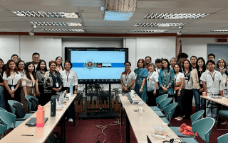 Chief Administrators and staff members of the UPOU Budget Office, Accounting Office, and Cash Office with the SGV & Co. team of systems analysts, process analysts, and financial consultants.