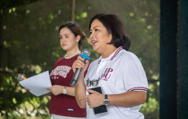 Chancellor Serrano officially opened the activity. Photo by Phibs Apostol/ The Cursor)