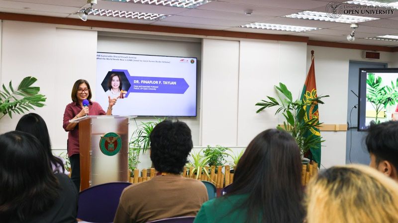 Dean Finaflor Taylan of FMDS delivered her closing remarks