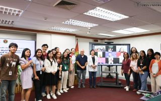 The UPOU Faculty and Staff attended the Seminar via Zoom and physically at the UPOU AVR in Los Baños.