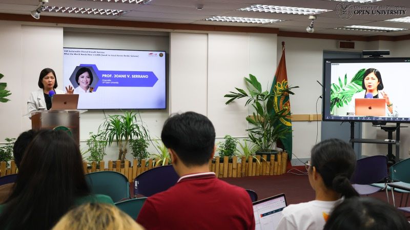 UPOU Chancellor, Dr. Joane V. Serrano, gave her insights on the presentations on the project.