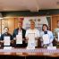 From left, Ms. Maria Recelyn Marasigan, UPOU Asst. Prof Remsce Pasahol, UPAA President and Alumni Regent Mr. Robert Lester Aranton, Director General, Gen. Gregorio Pio Catapang Jr., AFP (Ret) CESE, UPOU Chancellor Joane Serrano, BGen.Atty. Melencio Faustino