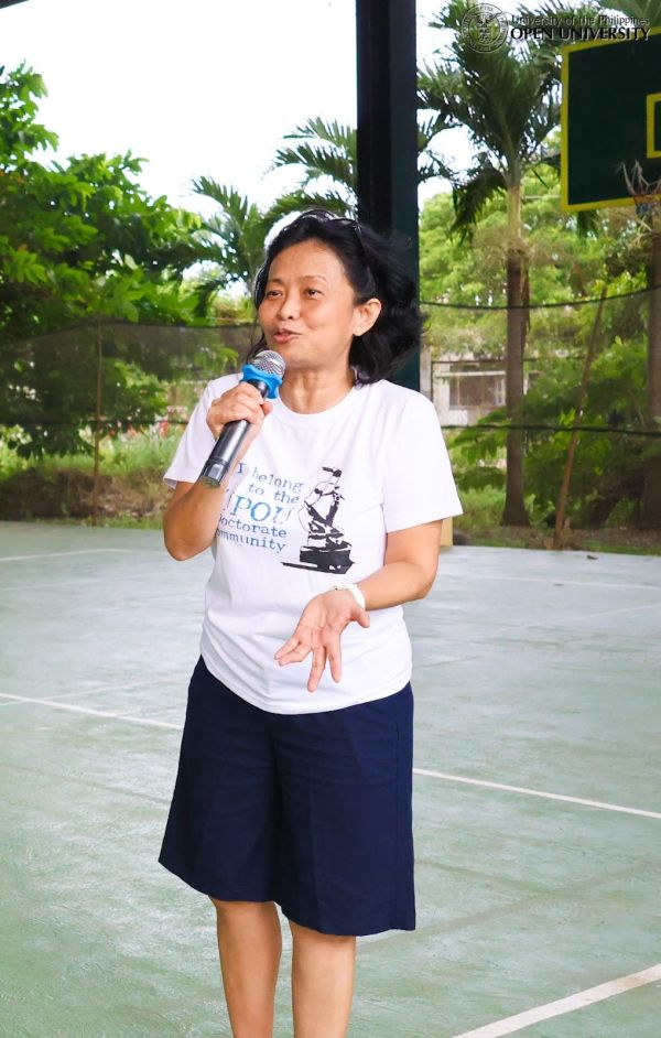 Vice-Chancellor Jean Saludadez. Photo by: Anthea Fay Peredo/ OPA-UPOU