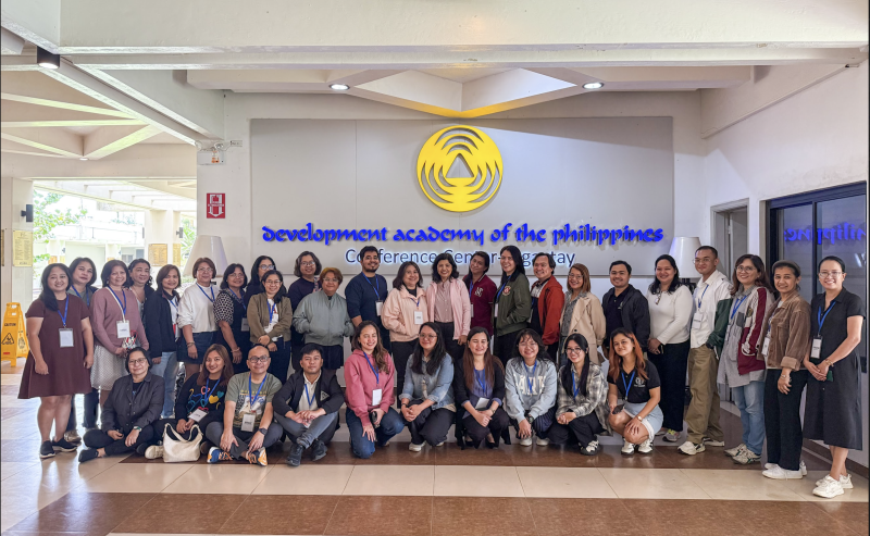 OVCAA officials and staff members during its strategic planning on 25-26 July 2025 at the Development Academy of the Philippines in Tagaytay City
