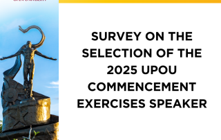 Survey on Selection of the 2025 UPOU Commencement Speaker