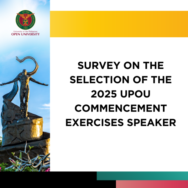 Survey on Selection of the 2025 UPOU Commencement Speaker