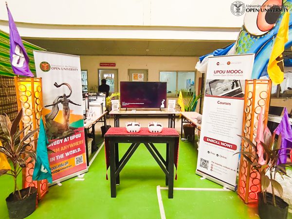 UPOU’s Booth at the Los Baños Inter-agency Exhibit Competition.