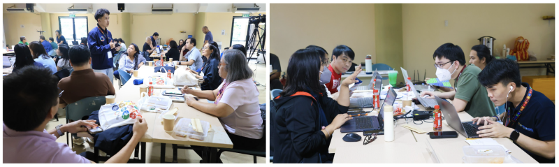 Group discussions during the SDG Workshop session