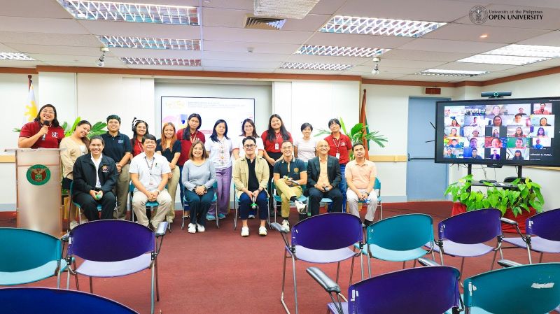 LTIO participants and speakers joined the forum onsite at the UPOU AVR and online via Zoom