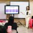Ms. Kate Marquez lectures on the content pillars during the first day of the social media enablement training.