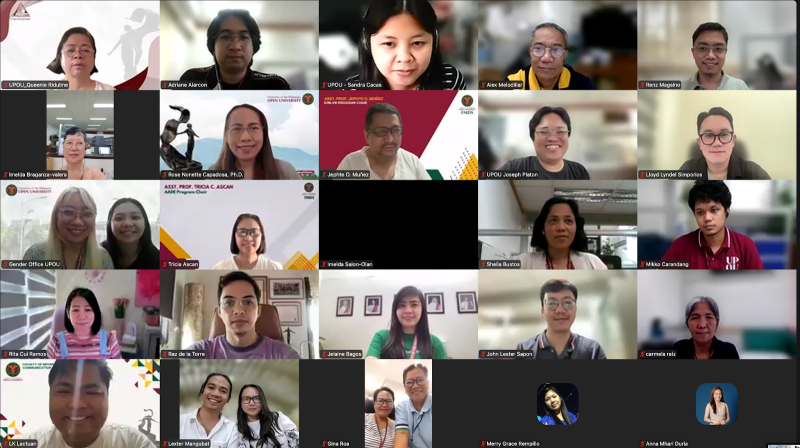 UPOU employees joined the online event_2