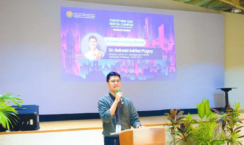 Dr. Reinald Adrian Pugoy, ICTDO Director, shares the synthesis of the day’s insights.