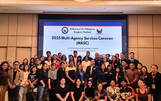 Representatives from participating Philippine government agencies during the 2025 MASC.