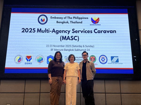 The UPOU delegation with H.E. Millicent Cruz Paredes, Philippine Ambassador to Thailand