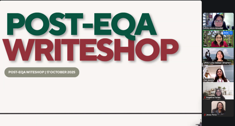 The MDC SAR Writing Team, Project Staff, and the QAO Director, together with the QA Project Staff, attended the Post-EQA Writeshop 2025.