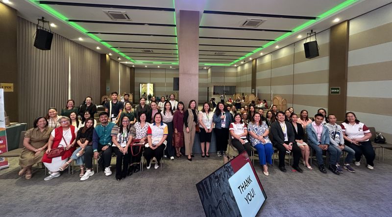 Participants of the UP VINTA Learning Caravan in Phnom Penh, Cambodia, together with the UPOU delegation, representatives from the Philippine Embassy, and members of the TLAGC.