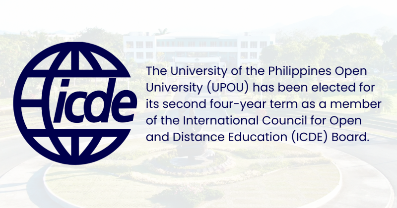 UPOU as ICDE Board Member