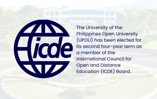 UPOU as ICDE Board Member