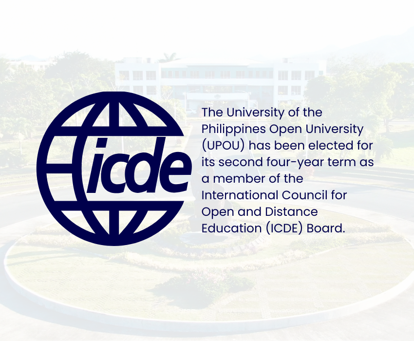 UPOU as ICDE Board Member