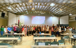 Participants from various UPOU offices and units gather for the UPOU QA Workshop 2025
