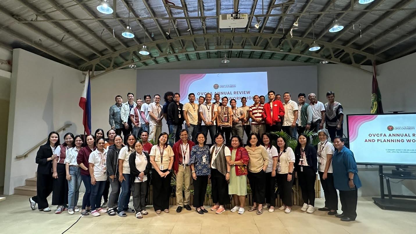 Vice Chancellor Jean A. Saludadez (front, center) with the OVCFA officials and staff members.