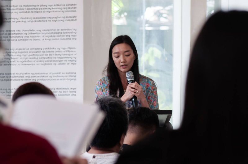 Kerrine Goh, Project Manager of the ASEF Culture Department, provides an overview of the ASEF Green Guide Series. Photo courtesy of Hanz Christian Natividad
