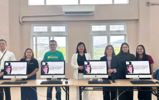 UPOU officials and representatives from Concentrix Ph with FMDS Faculty and Staff during the turnover ceremony of computer units