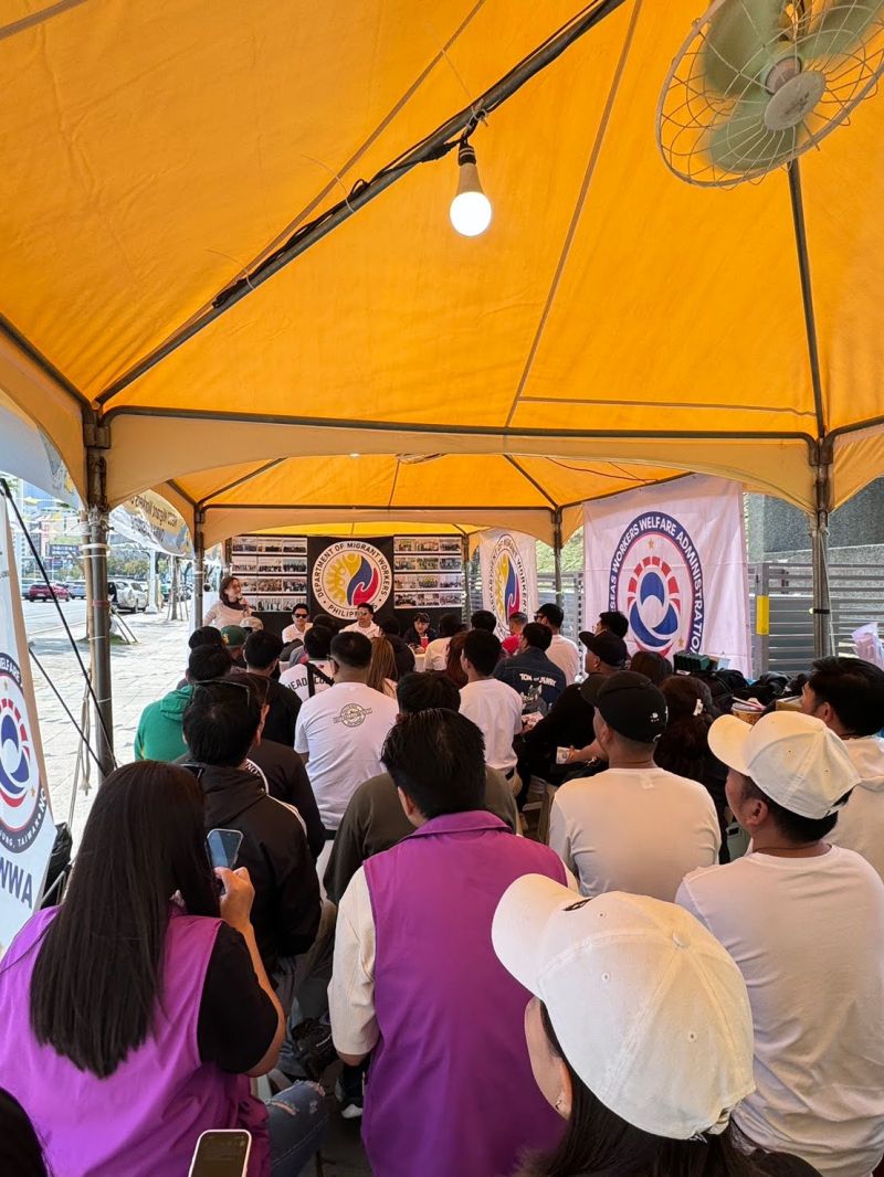 Meeting with DMW, OWWA, and MECO, together with Filipino community leaders and representatives during 3rd day