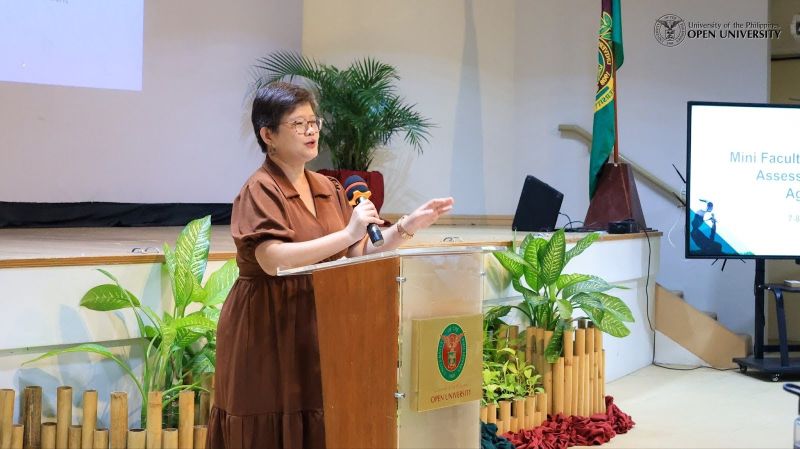 Asst. Prof. Rivera delved deeper in revisiting assessment principles for the faculty members to ponder upon.