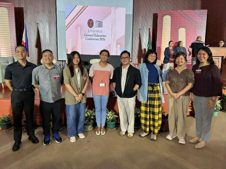 From left to right: aProf. Edmerson Z. Calungsod, Dr. Leo Mendel D. Rosario, Dr. Shari Eunice T. San Pablo, aProf. Roda L. Tajon, aProf. Lloyd Lyndell P Simporios, Asst. Prof. Maria Alicia A. Sarmiento, aProf. Roja L. Rivera, Dr. Aurora V. Lacaste