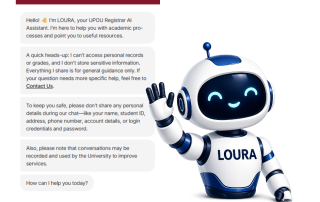 UPOU OUR's Learning-Oriented University Registrar Assistant (LOURA)