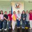 Naga City Mayor Leni Robredo (center) with Chancellor Serrano (3rd from left) and UPOU officials and staff members.