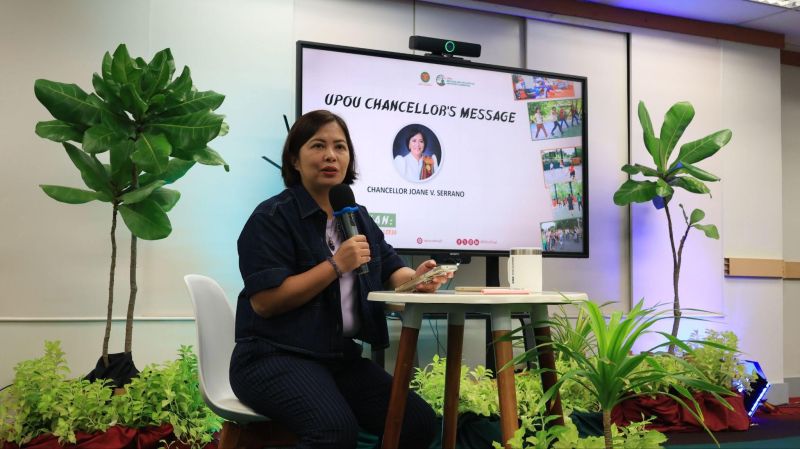 Chancellor Serrano shared her vision for Karahayan in her opening remarks.