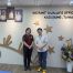 UPOU Chancellor Prof. Joane V. Serrano with DMW Labor Attaché David Des T. Dicang during the learning visit in MWO Kaohsiung, Taiwan.